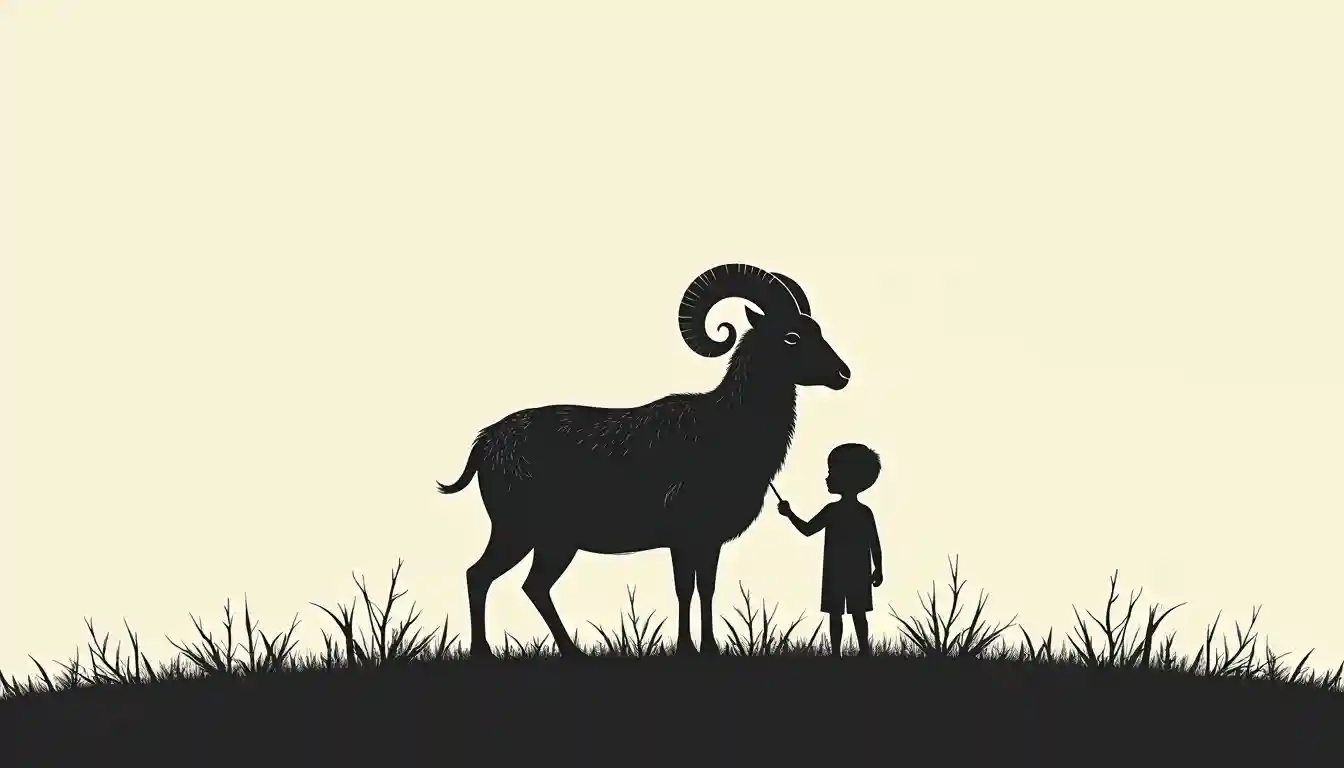 parent & child: the nurturing ram 👪